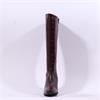 Wonders Vita High Heel Knee High Boot - Burgundy Croc